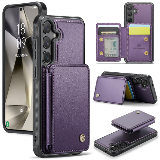 Galaxy S24 Leder-Handyhülle – Mit abnehmbarer magnetische Kartentasche