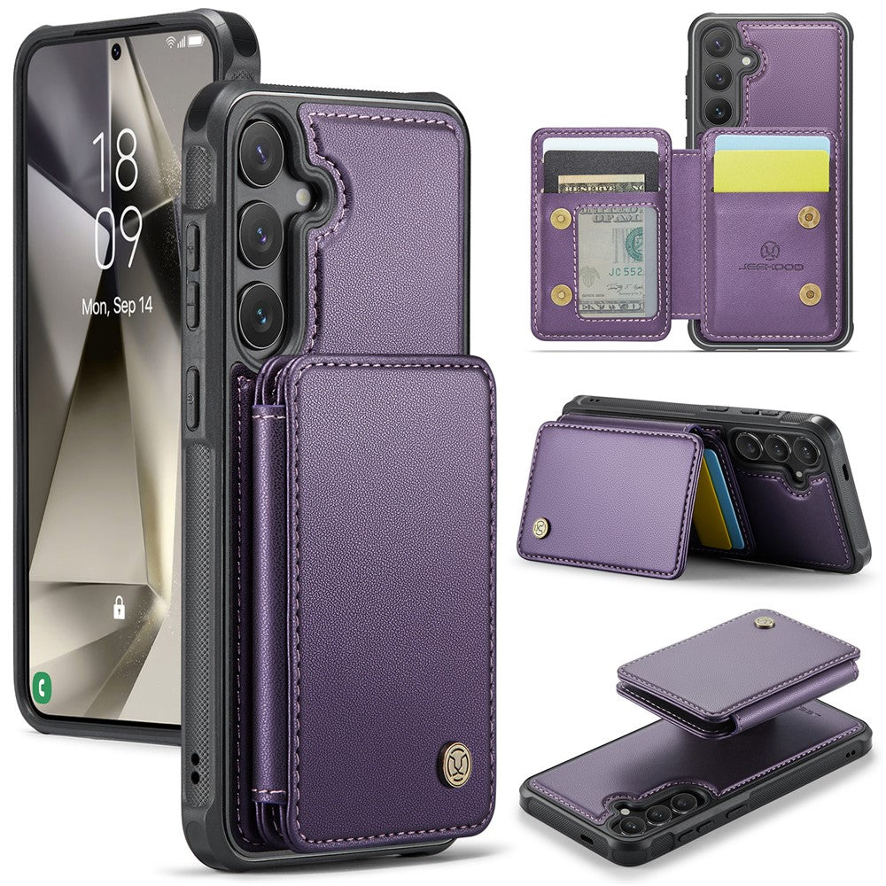 Galaxy S24 Leder-Handyhülle – Mit abnehmbarer magnetische Kartentasche