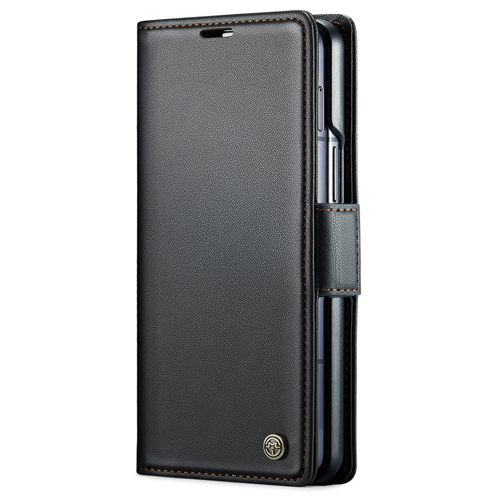 Galaxy Z Fold6 5G Glänzende Wallet-Hülle – RFID-Schutz & Ständer