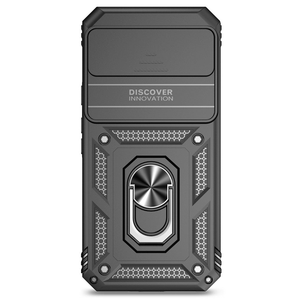 Pixel 10 Pro XL / Pixel 9 Pro XL Stoßfeste Schutzhülle – mit Kameraschutz-Schieber & 360° Ringhalter