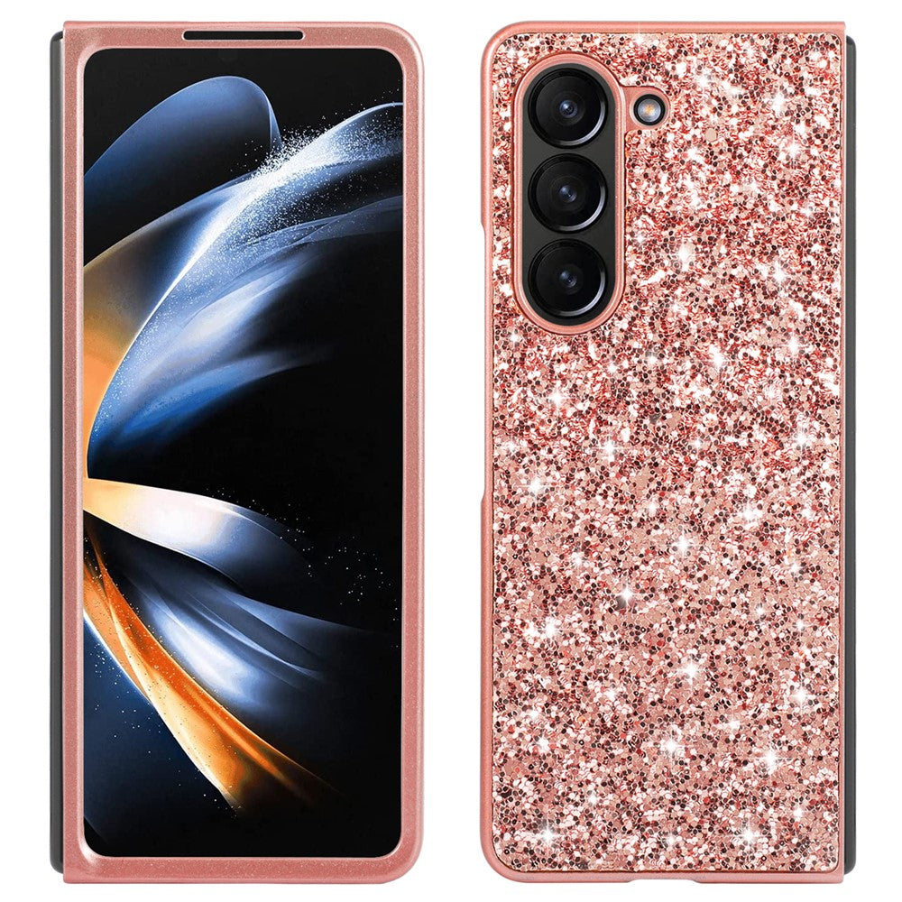 Galaxy Z Fold6 5G Schutzhülle – Funkelnde Glitzer-Rückseite