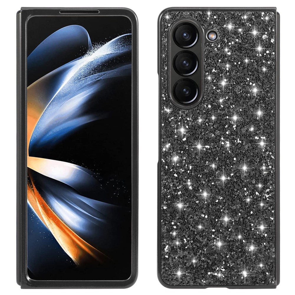 Galaxy Z Fold6 5G Schutzhülle – Funkelnde Glitzer-Rückseite