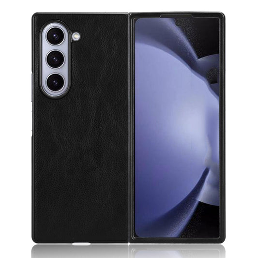 Galaxy Z Fold6 5G Schutzhülle – mit Litchi-Leder-Beschichtung