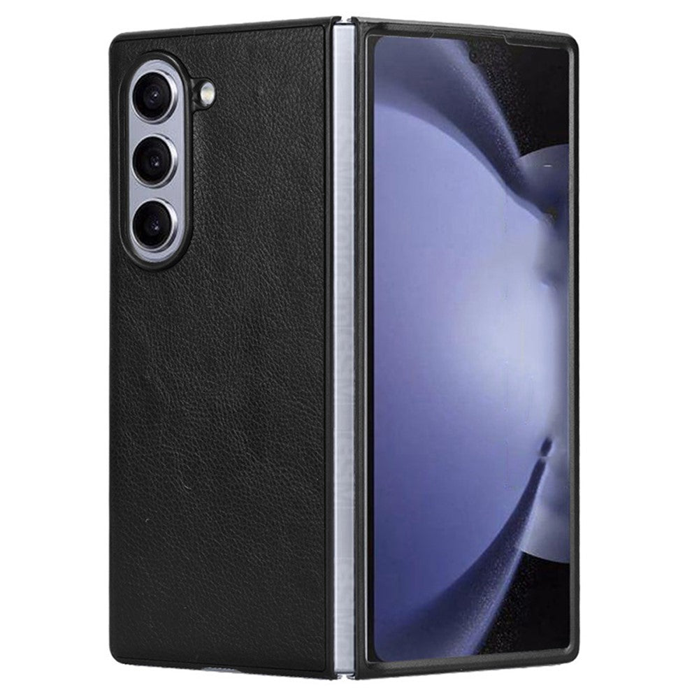 Galaxy Z Fold6 5G Schutzhülle – mit Litchi-Leder-Beschichtung