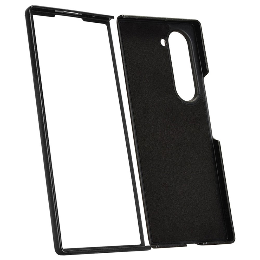 Galaxy Z Fold6 5G Schutzhülle – mit Litchi-Leder-Beschichtung
