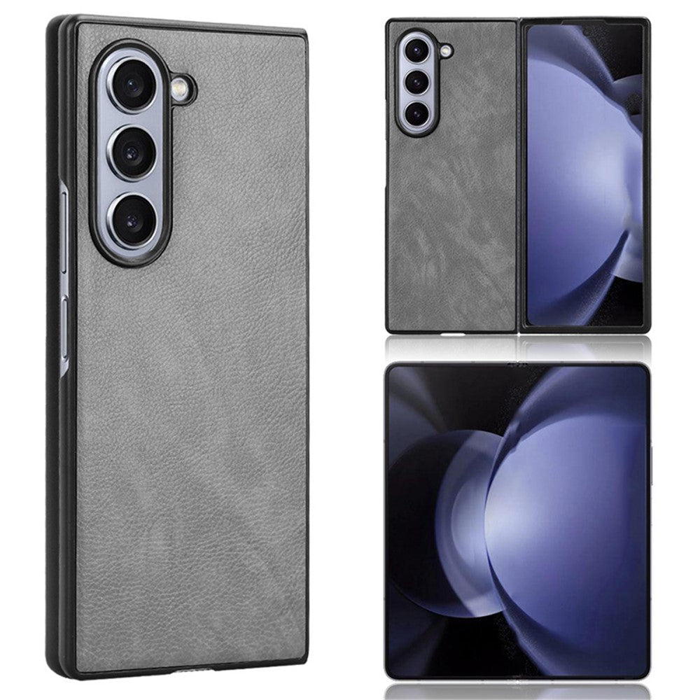 Galaxy Z Fold6 5G Schutzhülle – mit Litchi-Leder-Beschichtung