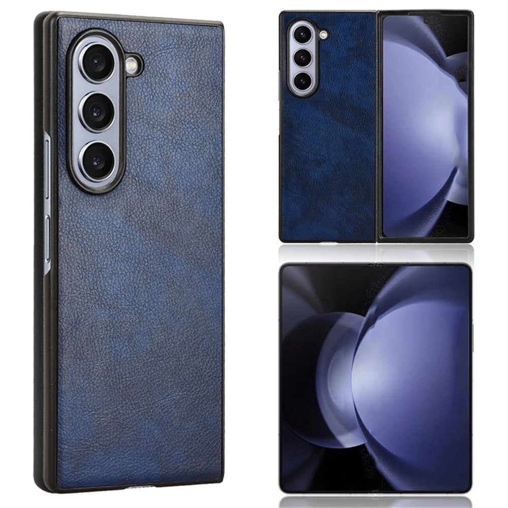 Galaxy Z Fold6 5G Schutzhülle – mit Litchi-Leder-Beschichtung