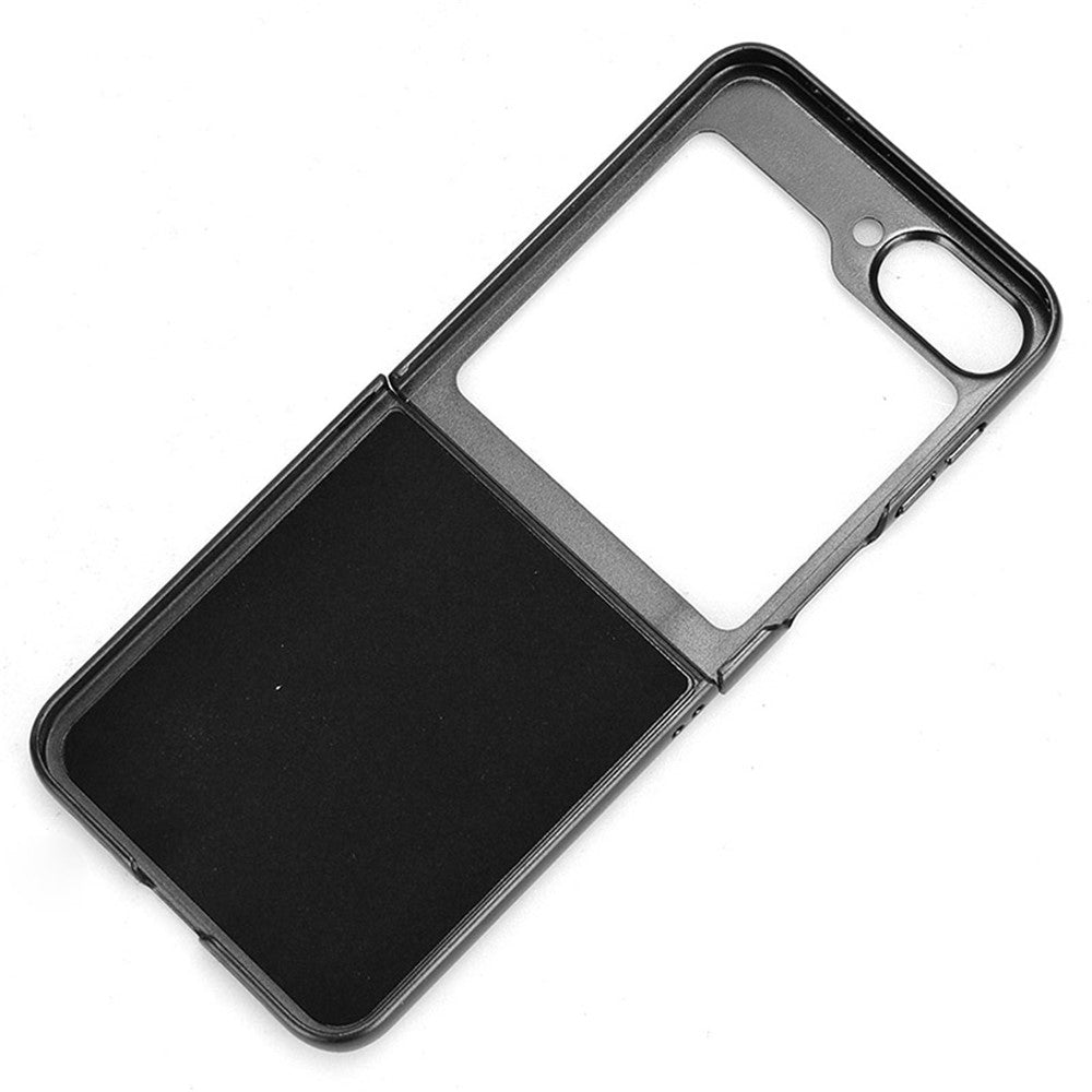 Galaxy Z Flip7 FE 5G / Z Flip6 5G Schutzhülle – mit Litchi-Leder-Beschichtung