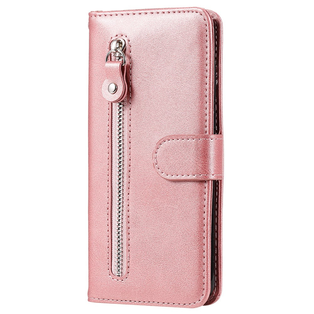 For Honor 200 Pro 5G Case Calf Texture Zipper Pocket Leather Phone Cover