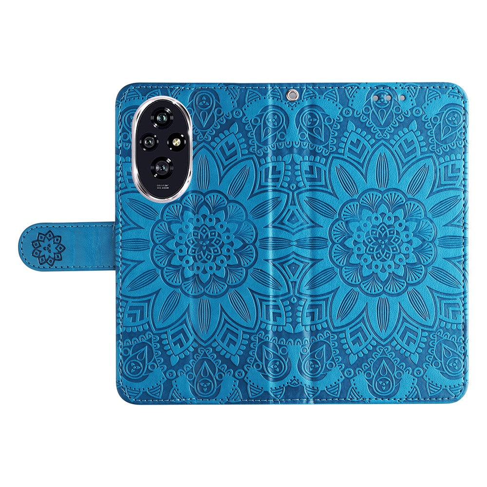 For Honor 200 5G Case Sunflower PU Leather Phone Cover Wallet Stand View