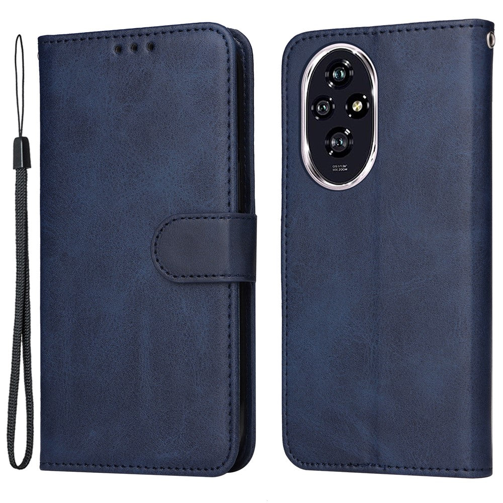 For Honor 200 5G Case PU Leather Stand Phone Cover with 3 Card Slots