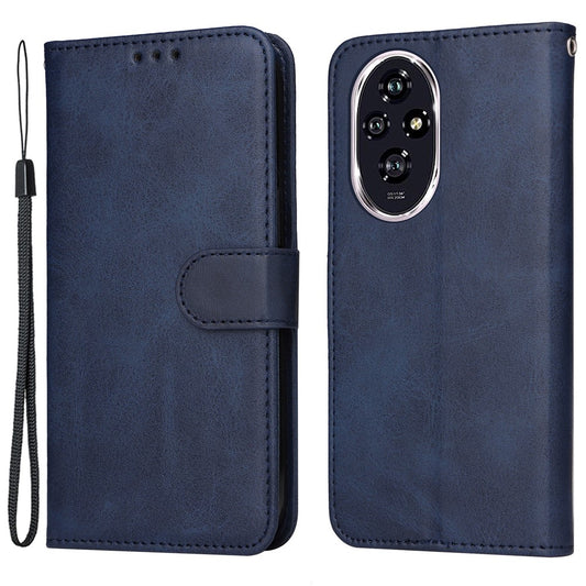 Honor 200 5G Handyhülle – aus PU-Leder mit Standfunktion und 3 Kartenfächern