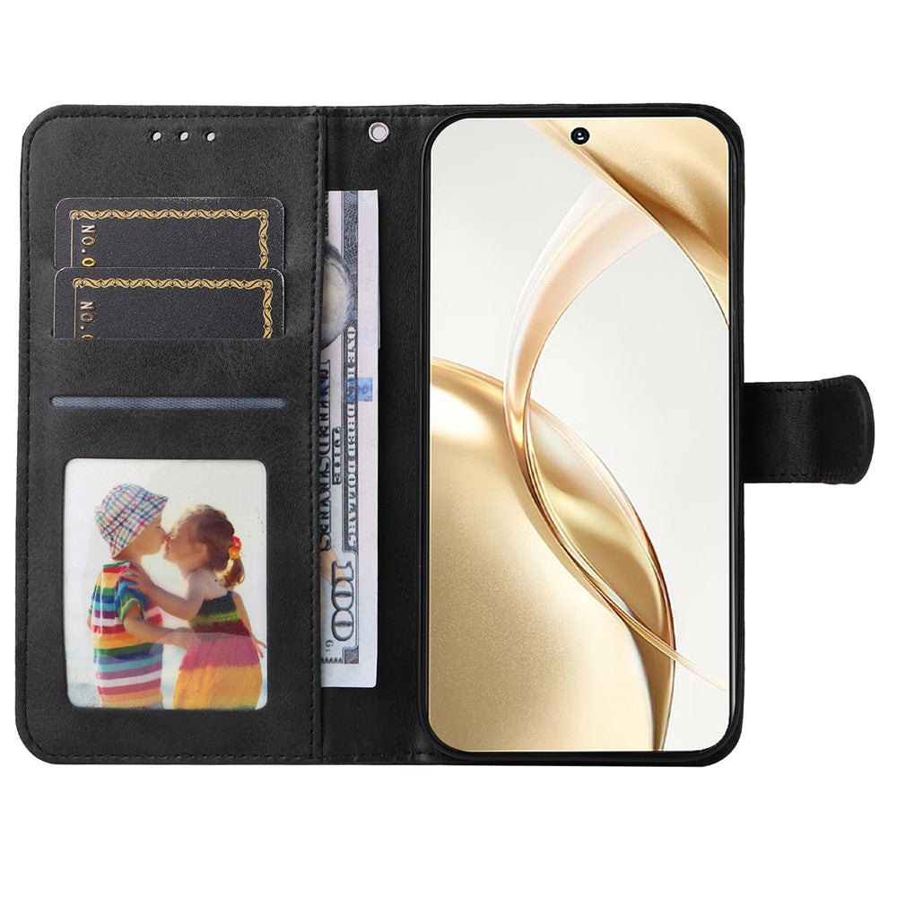 For Honor 200 5G Case PU Leather Stand Phone Cover with 3 Card Slots