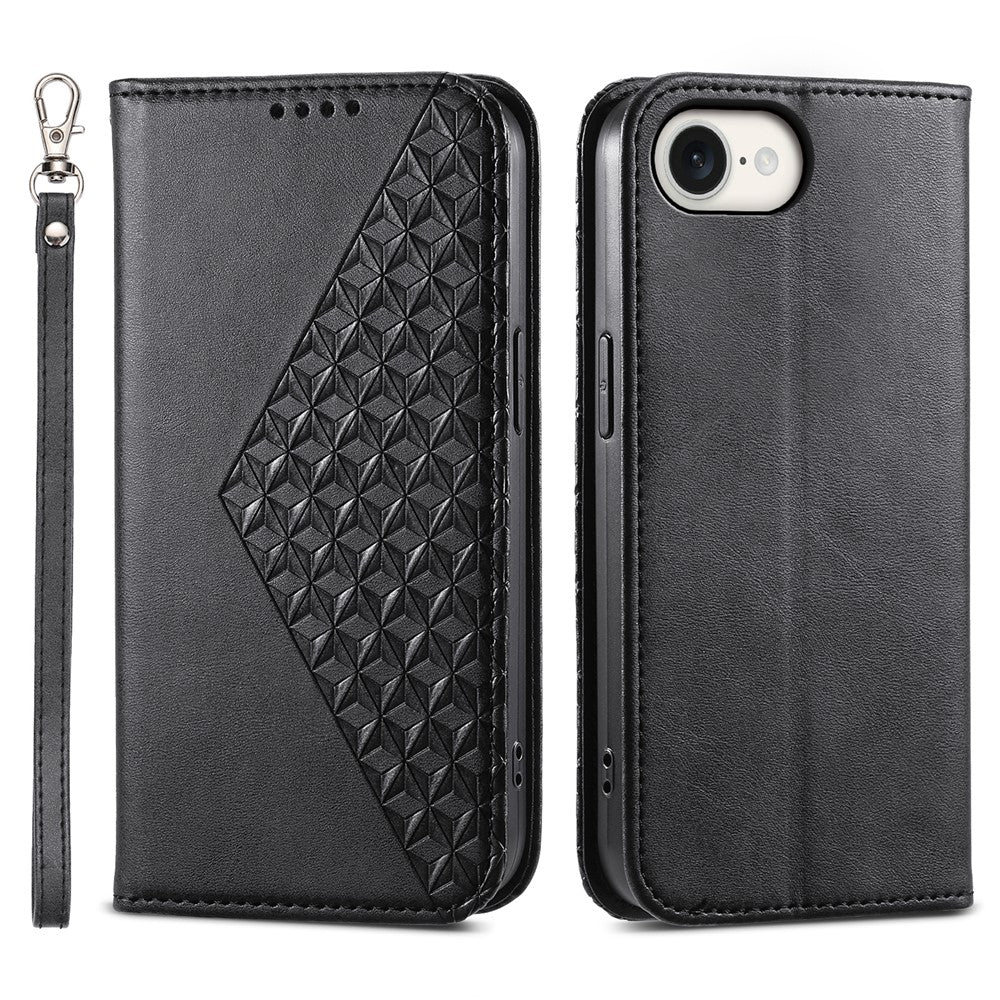 For iPhone 17e / 16e Wallet Case PU Leather Phone Cover Mobile Accessories