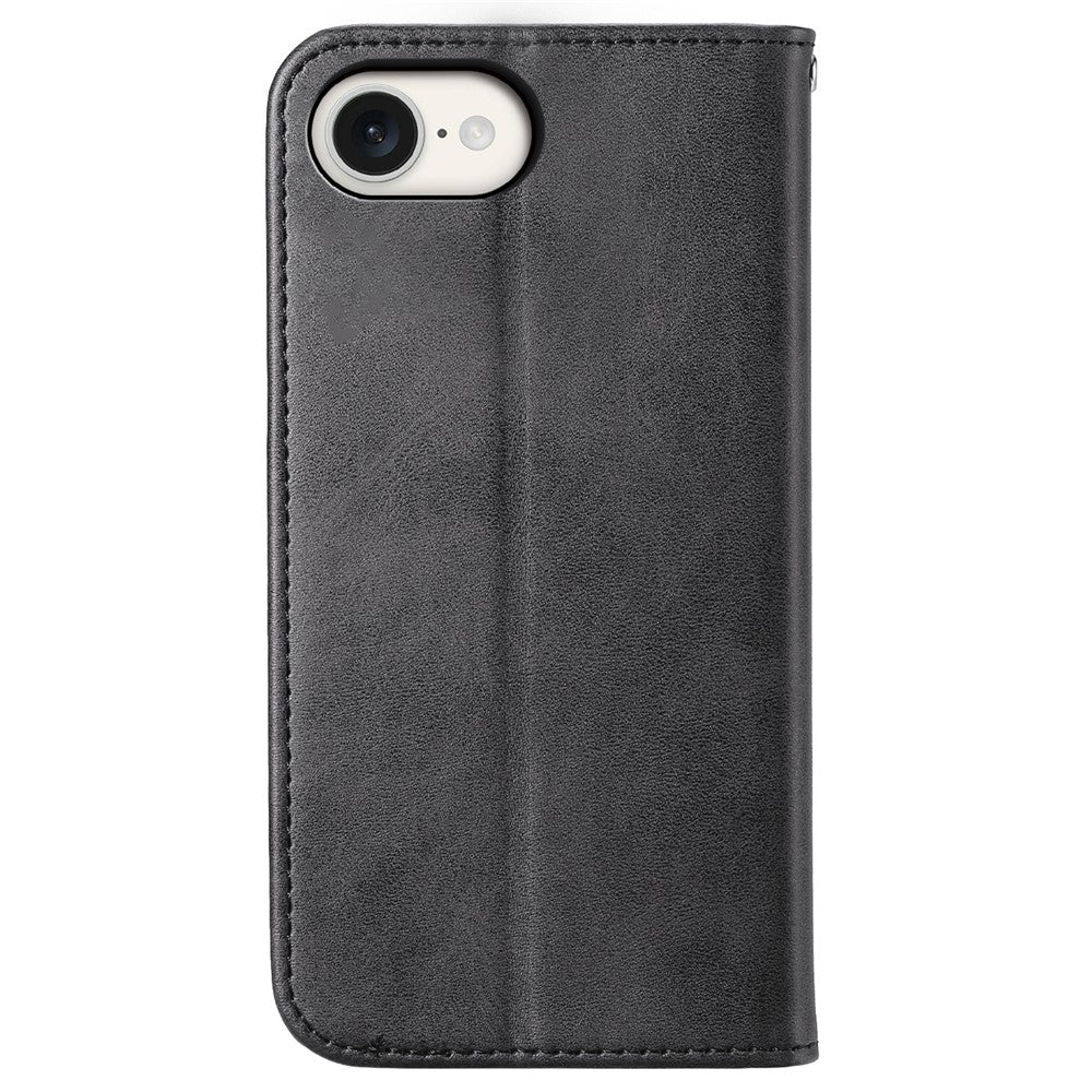 For iPhone 17e / 16e Wallet Case PU Leather Phone Cover Mobile Accessories