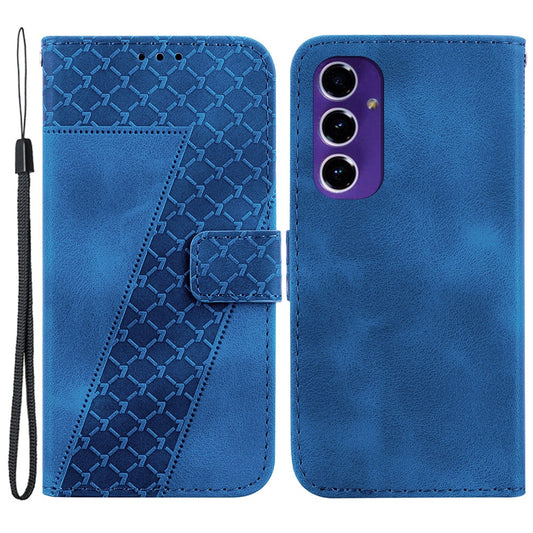Galaxy S24 FE Leder-Wallet-Hülle – Mit Prägung & Ständer