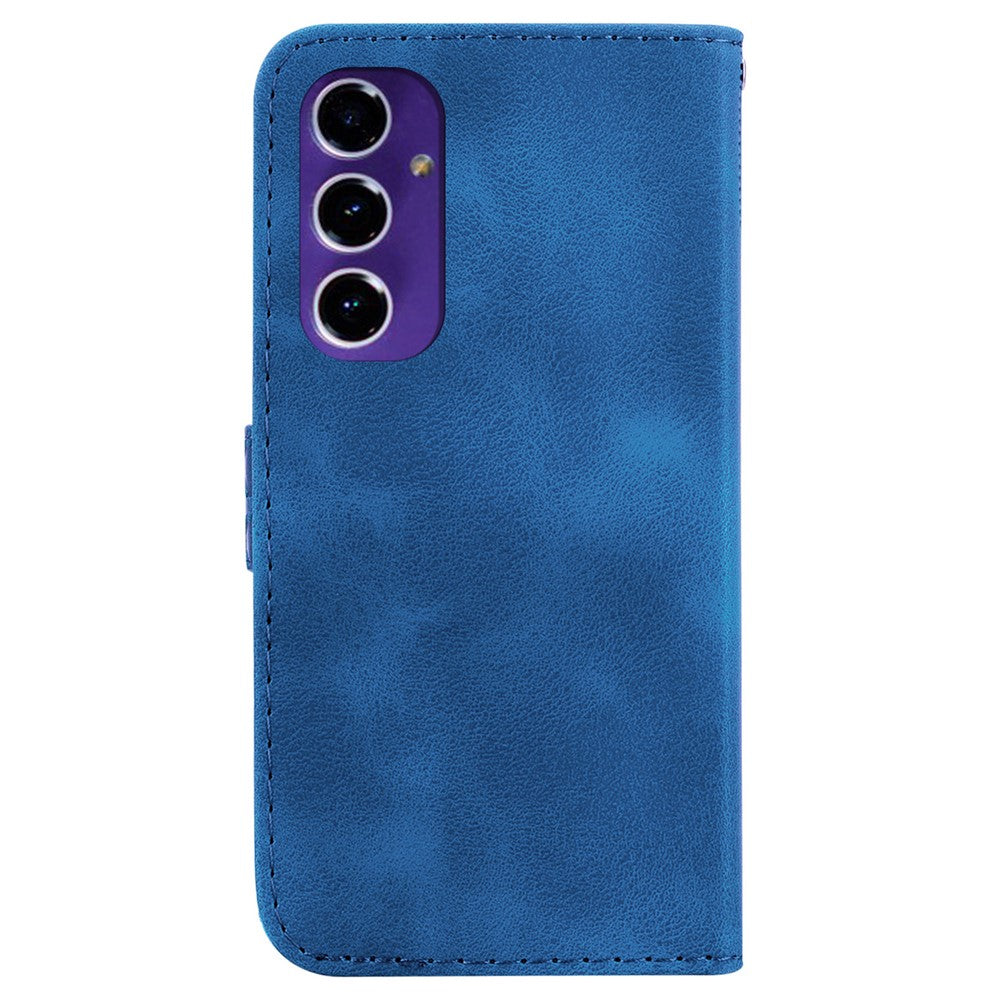 Galaxy S24 FE Leder-Wallet-Hülle – Mit Prägung & Ständer