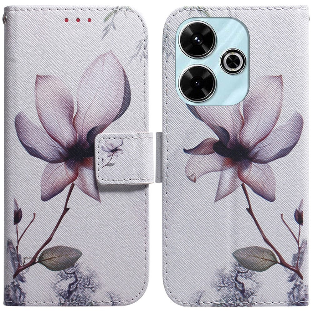 For Xiaomi Redmi 13 5G / 13 4G / Poco M6 4G Case Pattern Print Leather Wallet Phone Cover