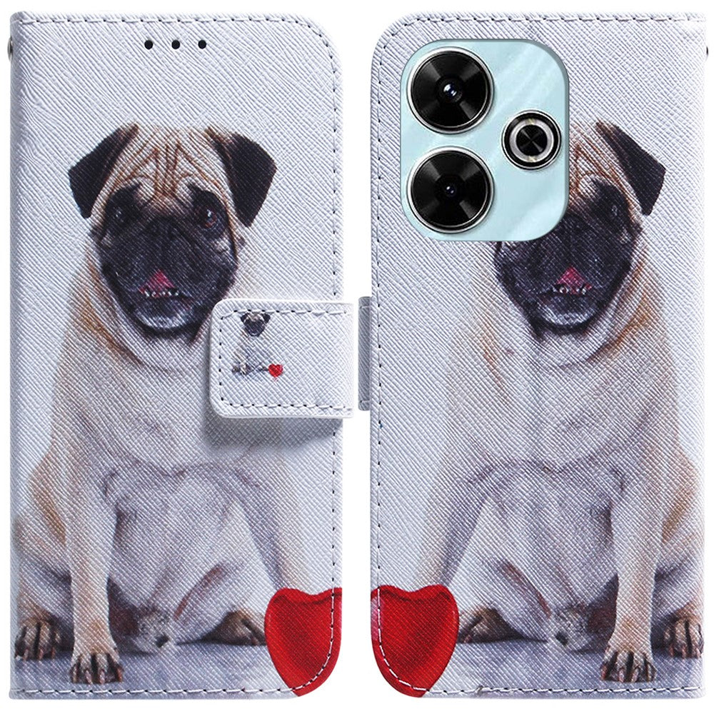 For Xiaomi Redmi 13 5G / 13 4G / Poco M6 4G Case Pattern Print Leather Wallet Phone Cover