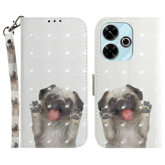 For Xiaomi Redmi 13 5G / 13 4G / Poco M6 4G Case Stylish Pattern Leather Wallet Stand Phone Cover
