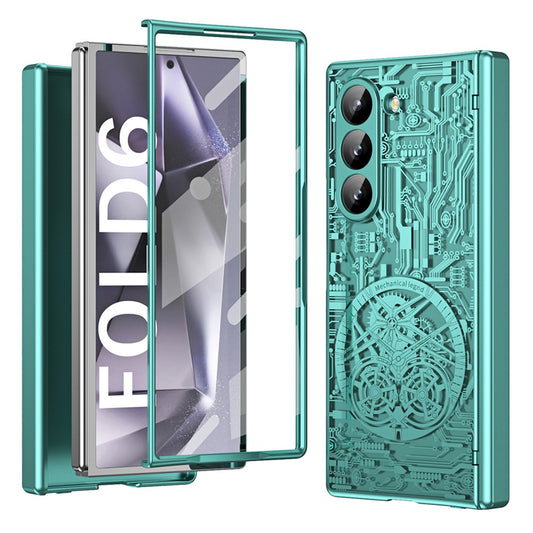 Galaxy Z Fold6 5G Mechanical Legend Series Schutzhülle – Robust, mit Schutzfolie aus gehärtetem Glas