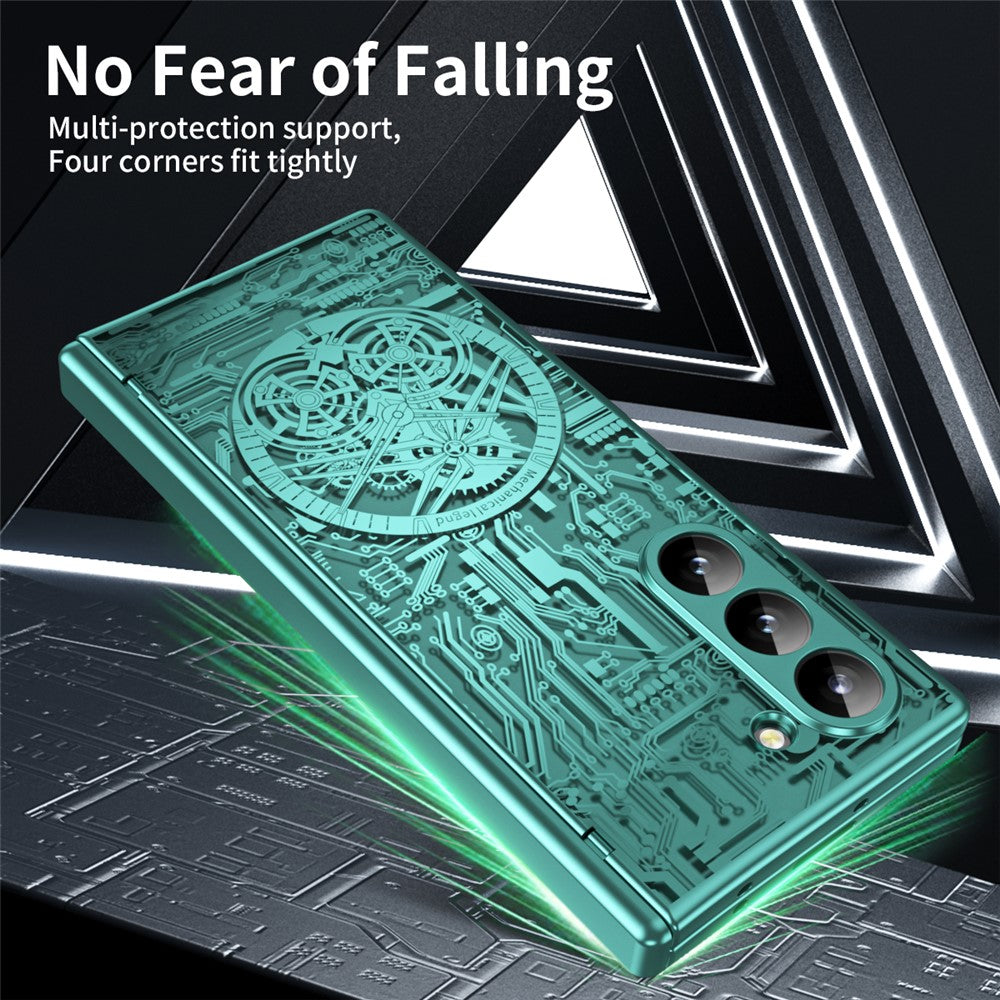 Galaxy Z Fold6 5G Mechanical Legend Series Schutzhülle – Robust, mit Schutzfolie aus gehärtetem Glas