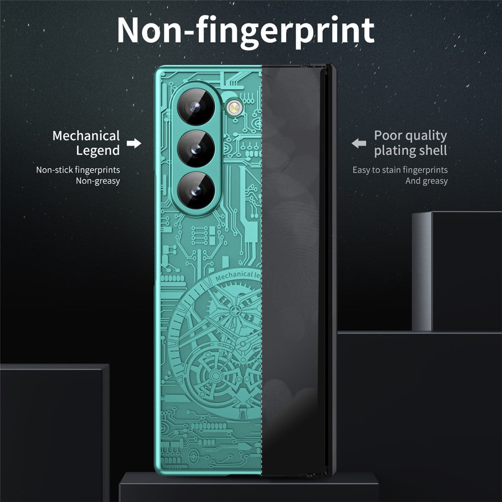 Galaxy Z Fold6 5G Mechanical Legend Series Schutzhülle – Robust, mit Schutzfolie aus gehärtetem Glas