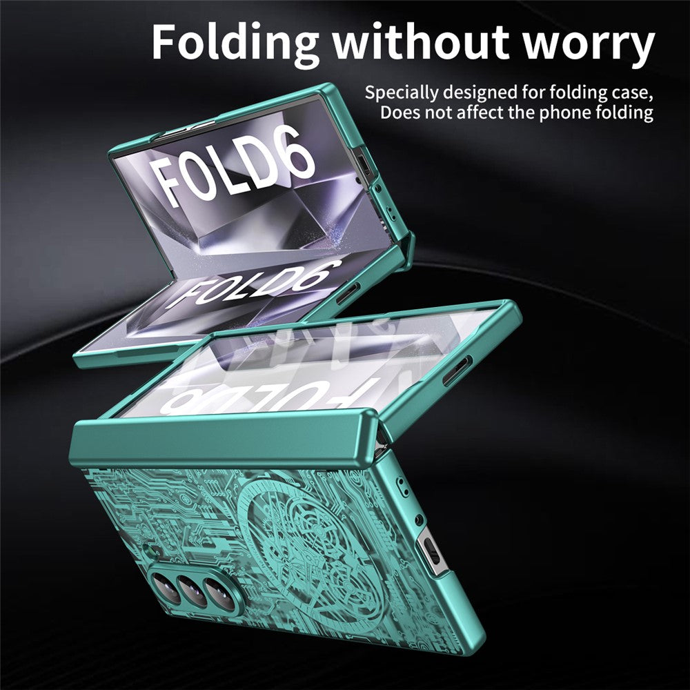 Galaxy Z Fold6 5G Mechanical Legend Series Schutzhülle – Robust, mit Schutzfolie aus gehärtetem Glas