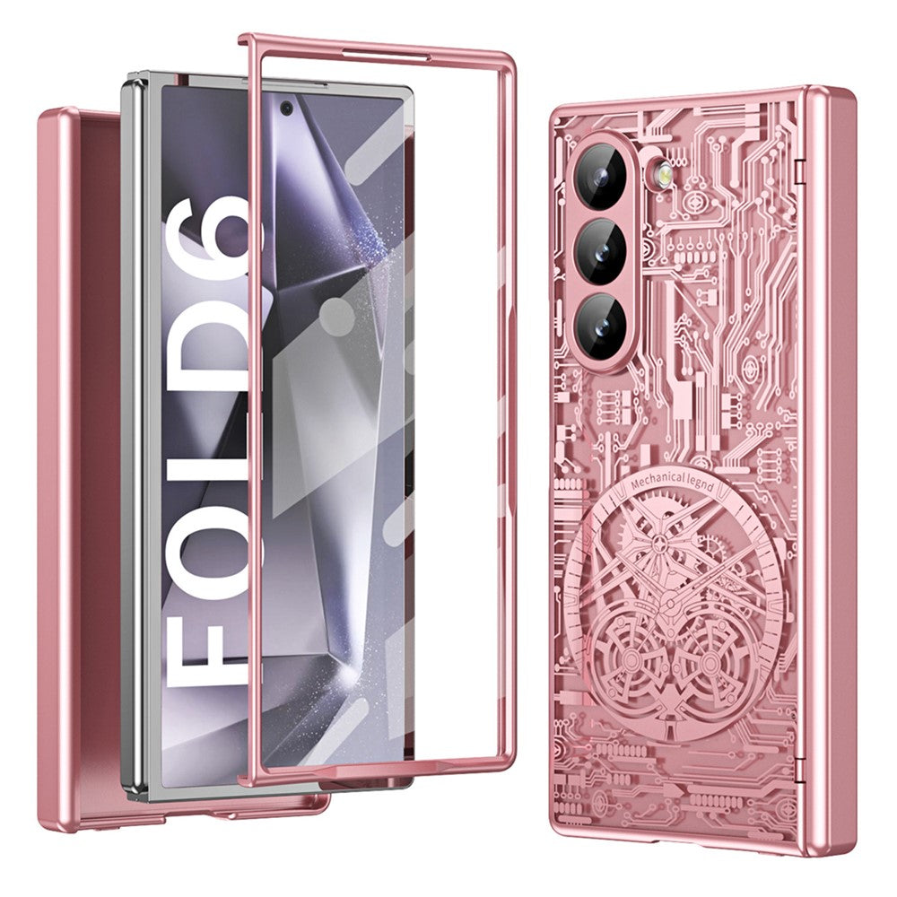 Galaxy Z Fold6 5G Mechanical Legend Series Schutzhülle – Robust, mit Schutzfolie aus gehärtetem Glas