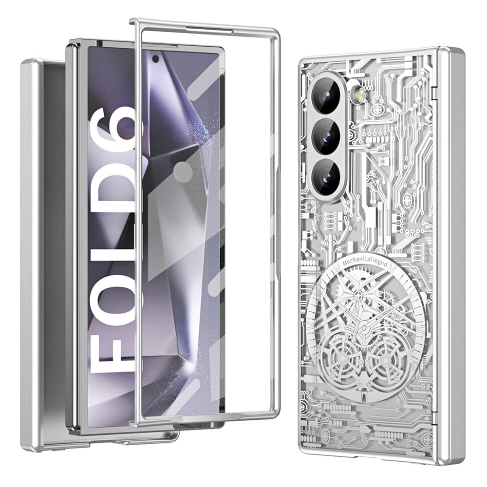 Galaxy Z Fold6 5G Mechanical Legend Series Schutzhülle – Robust, mit Schutzfolie aus gehärtetem Glas