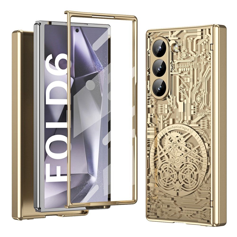 Galaxy Z Fold6 5G Mechanical Legend Series Schutzhülle – Robust, mit Schutzfolie aus gehärtetem Glas