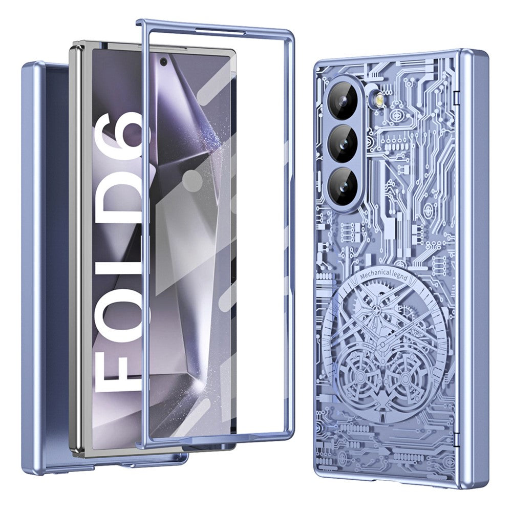 Galaxy Z Fold6 5G Mechanical Legend Series Schutzhülle – Robust, mit Schutzfolie aus gehärtetem Glas