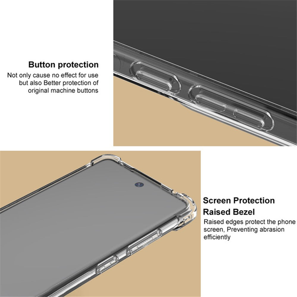IMAK For Xiaomi Redmi 13 5G / 13 4G / Note 13R 5G / Poco M6 4G Case TPU Phone Cover Air-Guard Corners