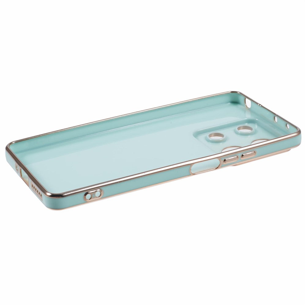 For Xiaomi Redmi Note 13 5G / Note 13R Pro 5G Case Electroplating TPU Phone Cover with Astronaut Folding Bracket