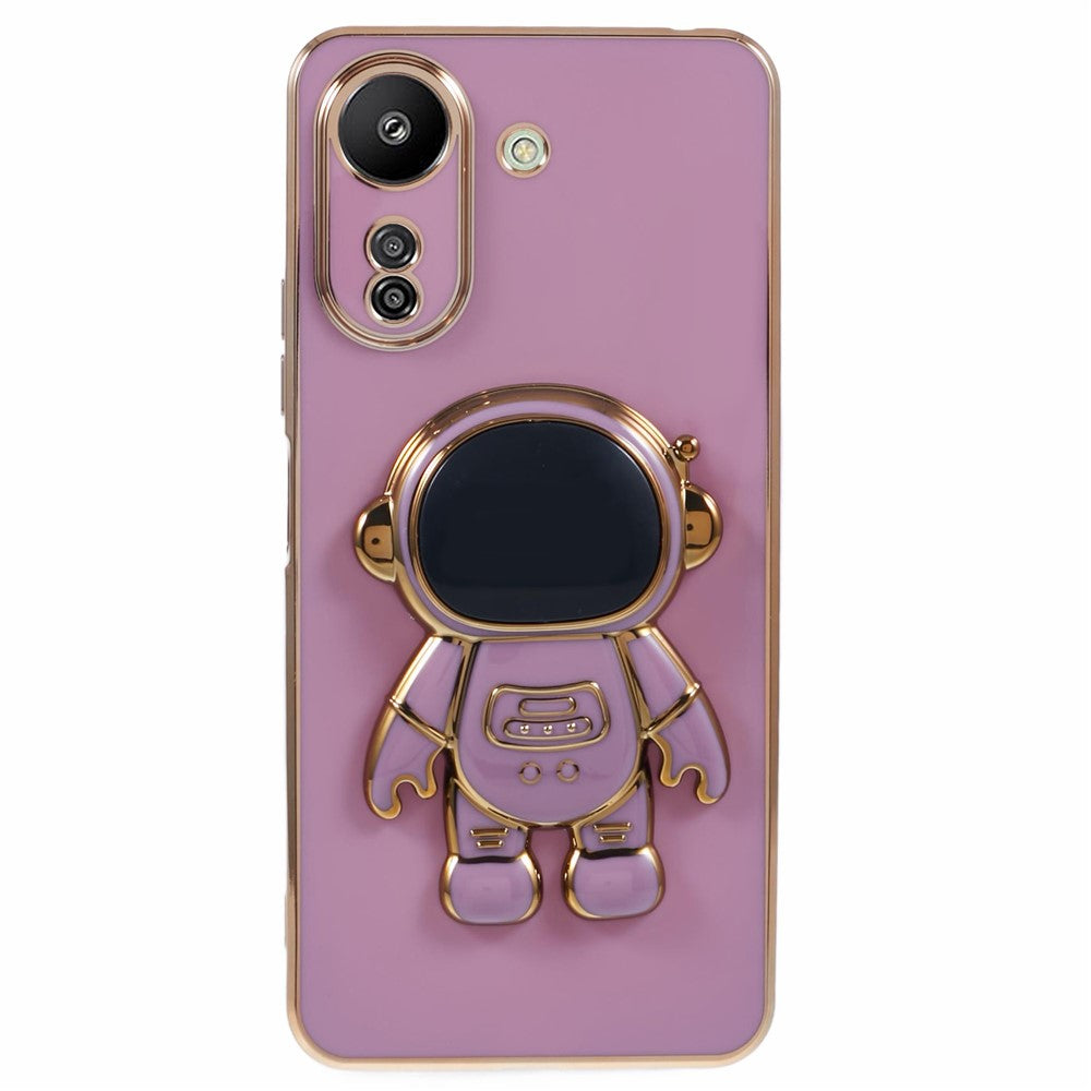 For Xiaomi Redmi 13C 4G / Poco C65 4G Case Astronaut Hidden Kickstand TPU Soft Phone Cover