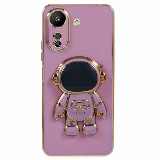 For Xiaomi Redmi 13C 4G / Poco C65 4G Case Astronaut Hidden Kickstand TPU Soft Phone Cover