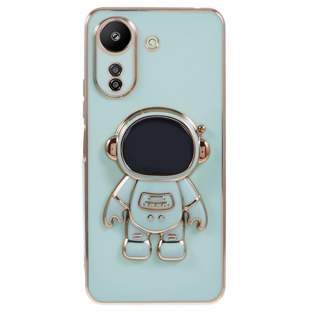For Xiaomi Redmi 13C 4G / Poco C65 4G Case Astronaut Hidden Kickstand TPU Soft Phone Cover