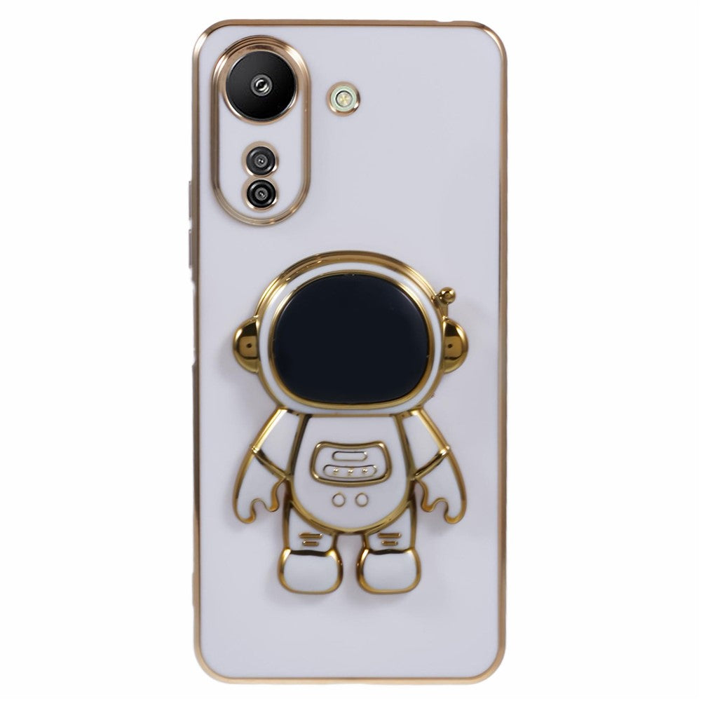For Xiaomi Redmi 13C 4G / Poco C65 4G Case Astronaut Hidden Kickstand TPU Soft Phone Cover