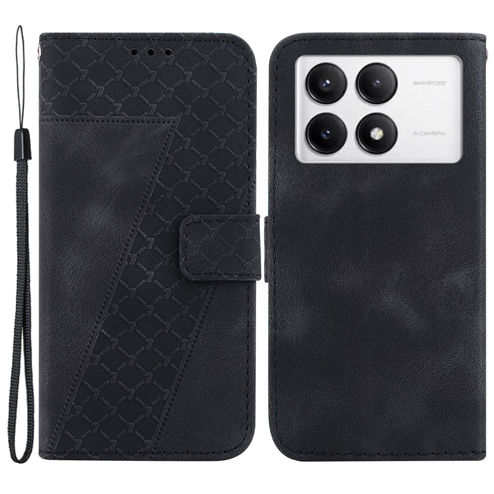For Xiaomi Poco F6 Pro 5G / Redmi K70 5G / K70 Pro 5G Phone Case Pattern Imprint PU Leather Cover