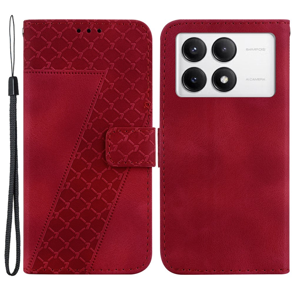 For Xiaomi Poco F6 Pro 5G / Redmi K70 5G / K70 Pro 5G Phone Case Pattern Imprint PU Leather Cover