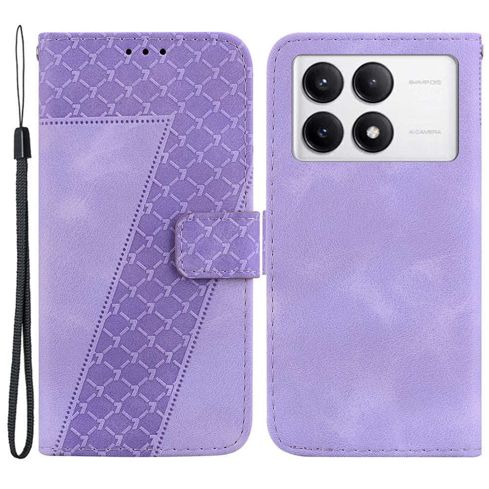 For Xiaomi Poco F6 Pro 5G / Redmi K70 5G / K70 Pro 5G Phone Case Pattern Imprint PU Leather Cover