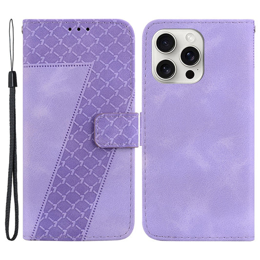 iPhone 16 Pro Max Leder-Wallet-Hülle – Mit Prägung & Ständer