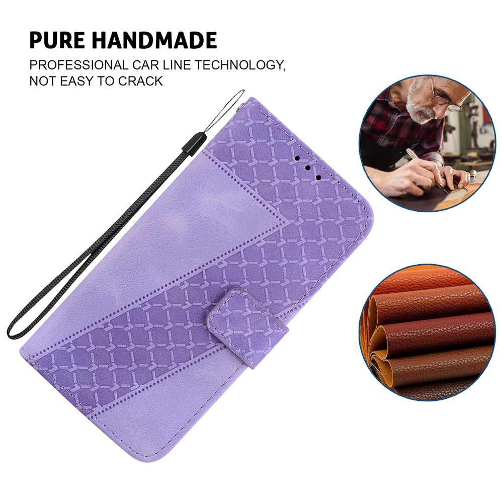 iPhone 16 Plus Leder-Wallet-Hülle – Mit Prägung & Ständer