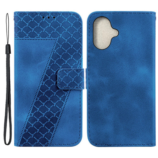 iPhone 16 Leder-Wallet-Hülle – Mit Prägung & Ständer
