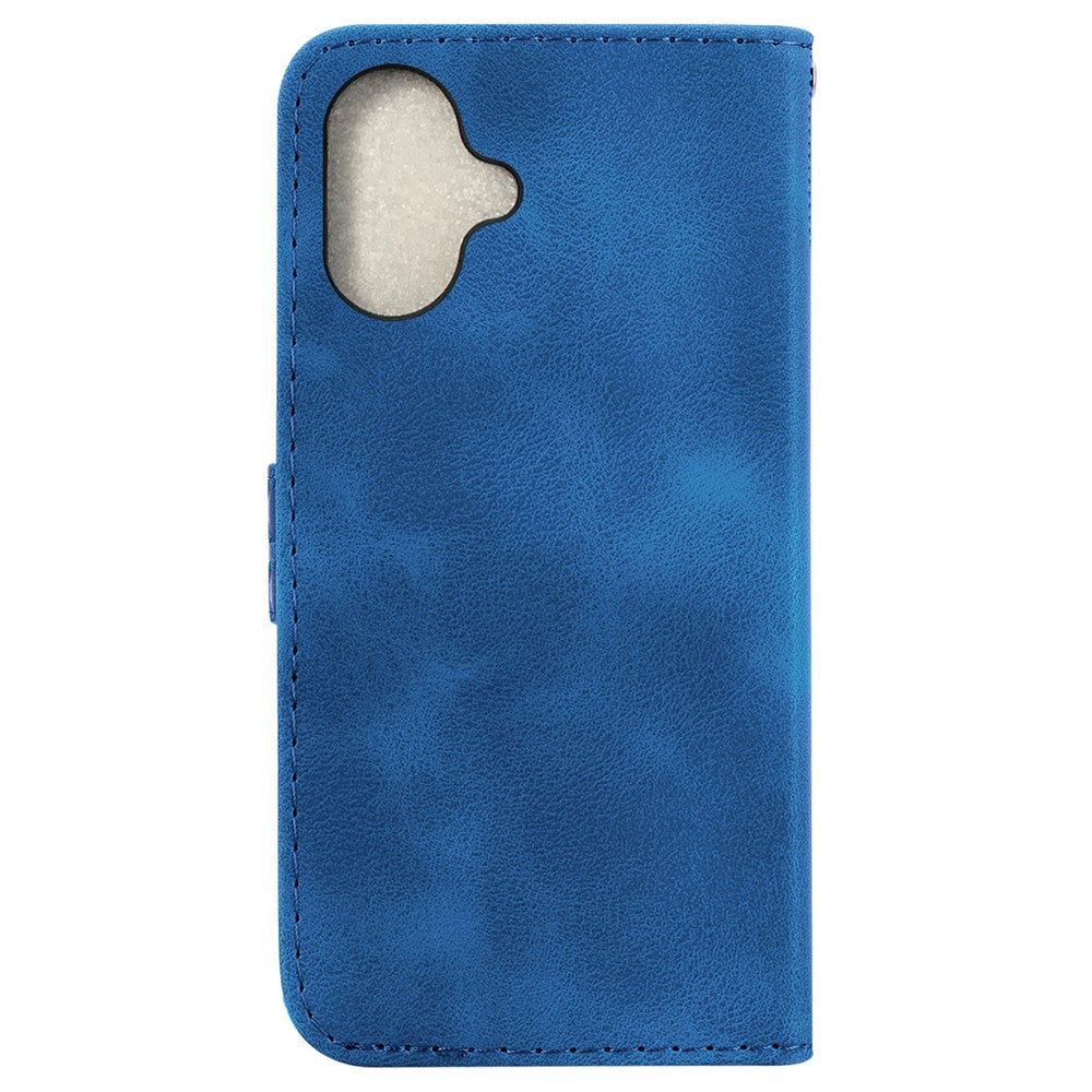 iPhone 16 Leder-Wallet-Hülle – Mit Prägung & Ständer