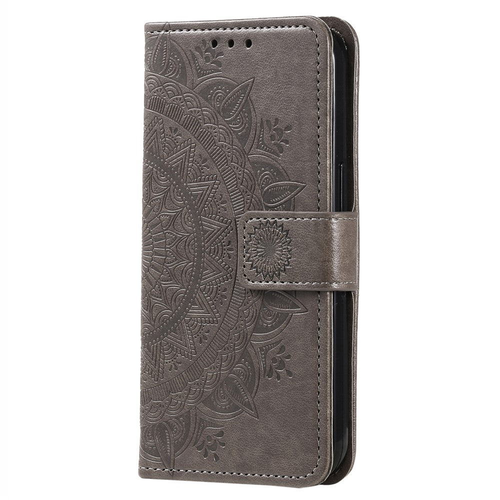 For Xiaomi Poco C75 4G / Redmi 14R 5G / 14C 4G Stand Case Imprinted Totem PU Leather Wallet Phone Cover