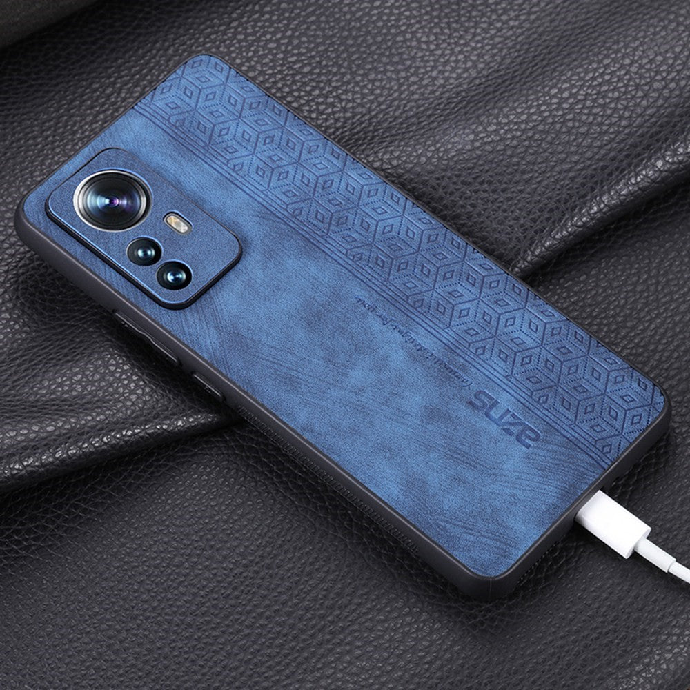 AZNS Anti-fall Phone Case for Xiaomi 12 Lite 5G, Stylish Pattern Imprinted PU Leather+TPU Phone Protective Shell