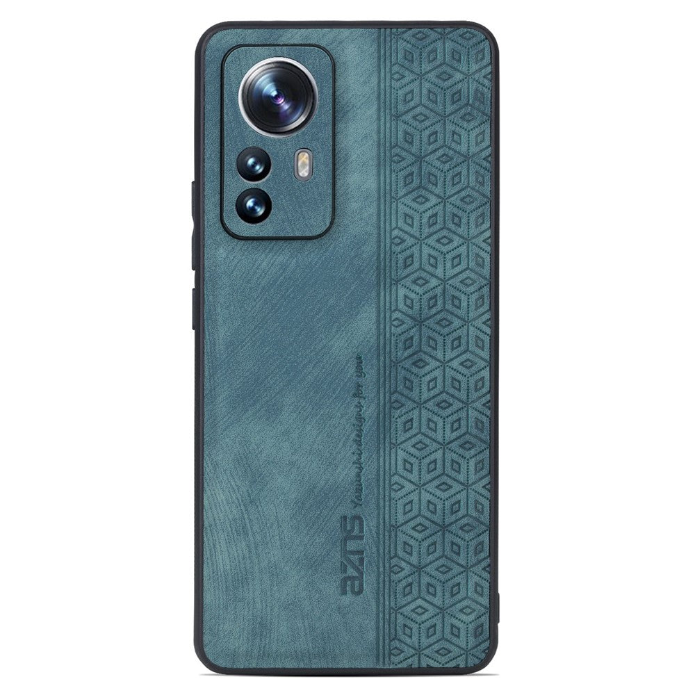 AZNS Anti-scratch Phone Case for Xiaomi 12 5G / 12X 5G / 12S 5G / 12S Pro 5G, Anti-drop Imprinted PU Leather+TPU Protective Back Cover