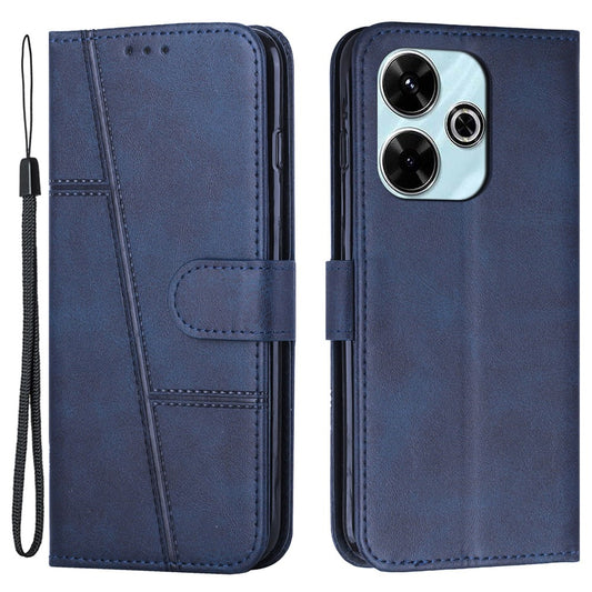 For Xiaomi Redmi 13 5G / 13 4G / Note 13R 5G / Poco M6 4G Case Wallet PU Leather Phone Stand Cover