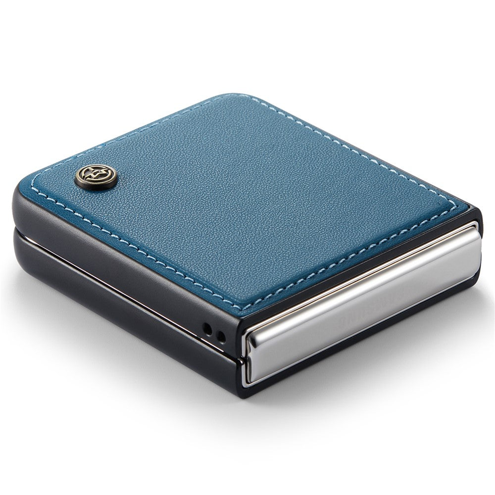 Galaxy Z Flip7 FE 5G / Z Flip6 5G Glänzende Wallet-Hülle – RFID-Schutz & Ständer
